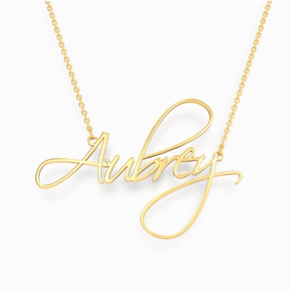 Custom Cursive Name Necklace Women Fashion
